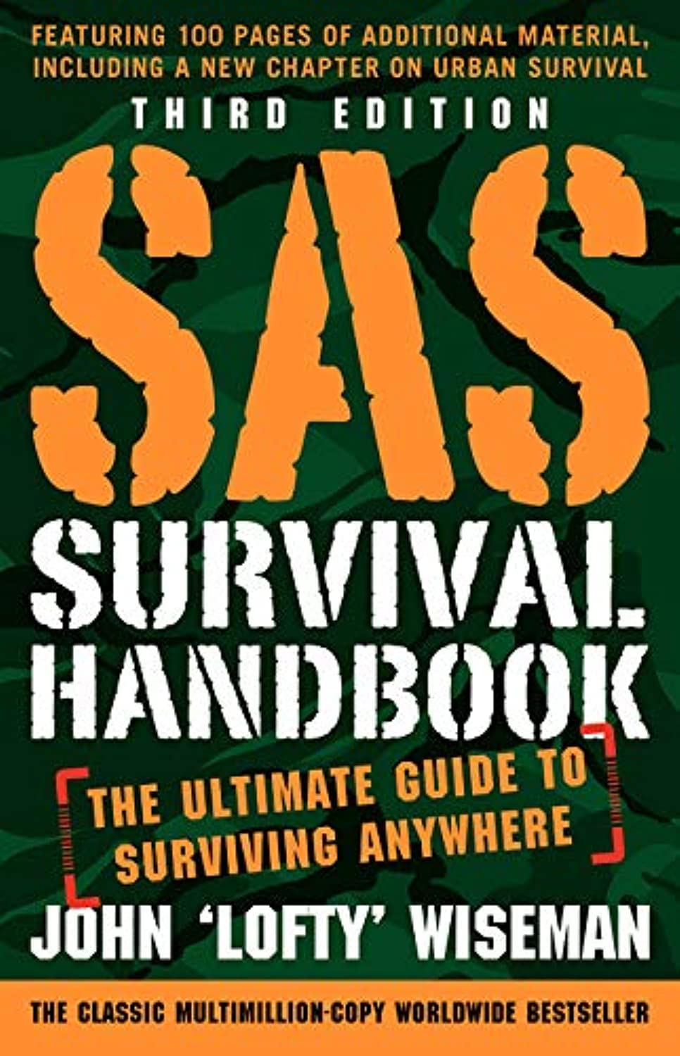 book cover for the book "SAS Survival Handbook - 3rd Edition"